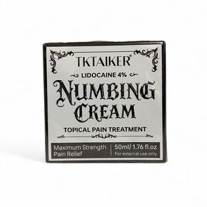 Lidocaine Numbing Cream (4%) Topical Pain Treatment 50mL